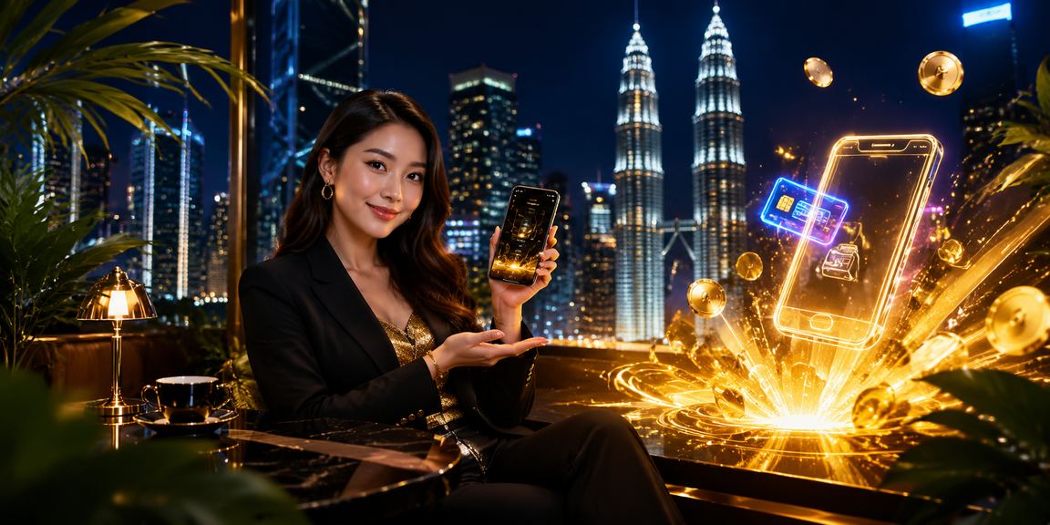 A Kuala Lumpur player using their phone to play Live Casino at 750