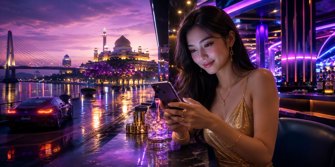 User playing Virtual Sports on a smartphone in Putrajaya